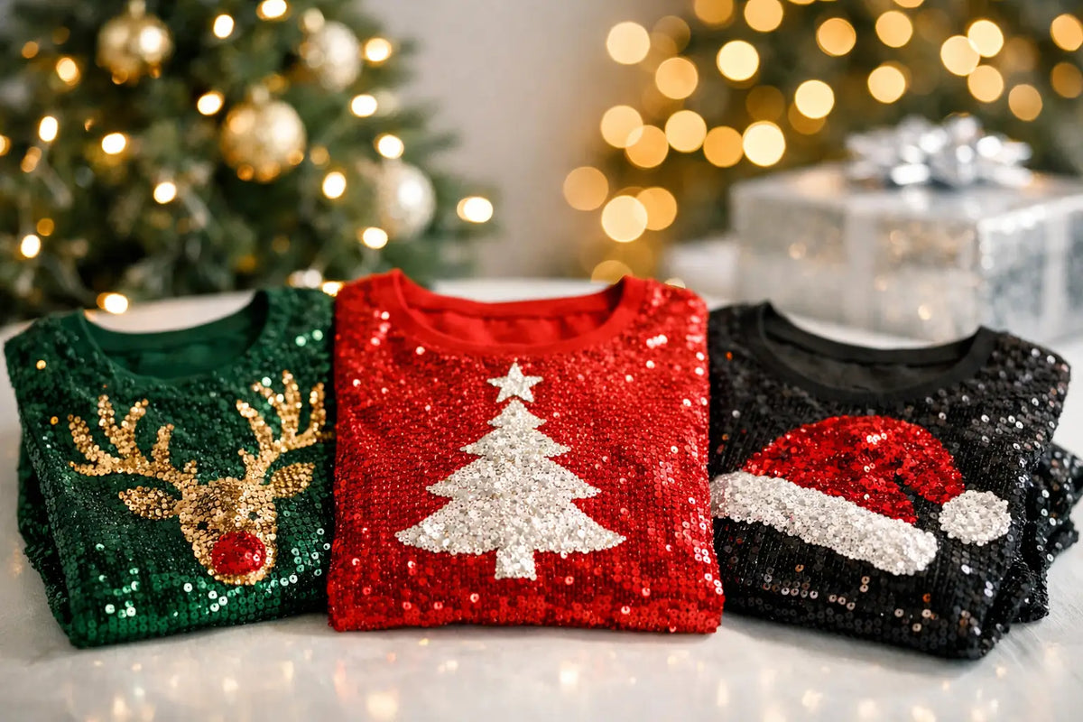 Sparkly Christmas Shirts That Steal the Spotlight