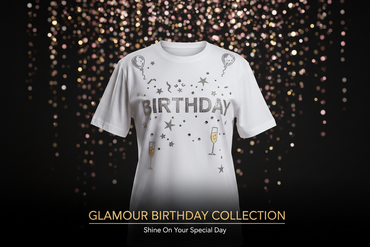 Birthday Rhinestone T-shirt Collection