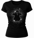 SCATTER GHOST - HALLOWEEN RHINESTONE T-SHIRT
