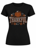 Thankful - Halloween Rhinestone T-shirt