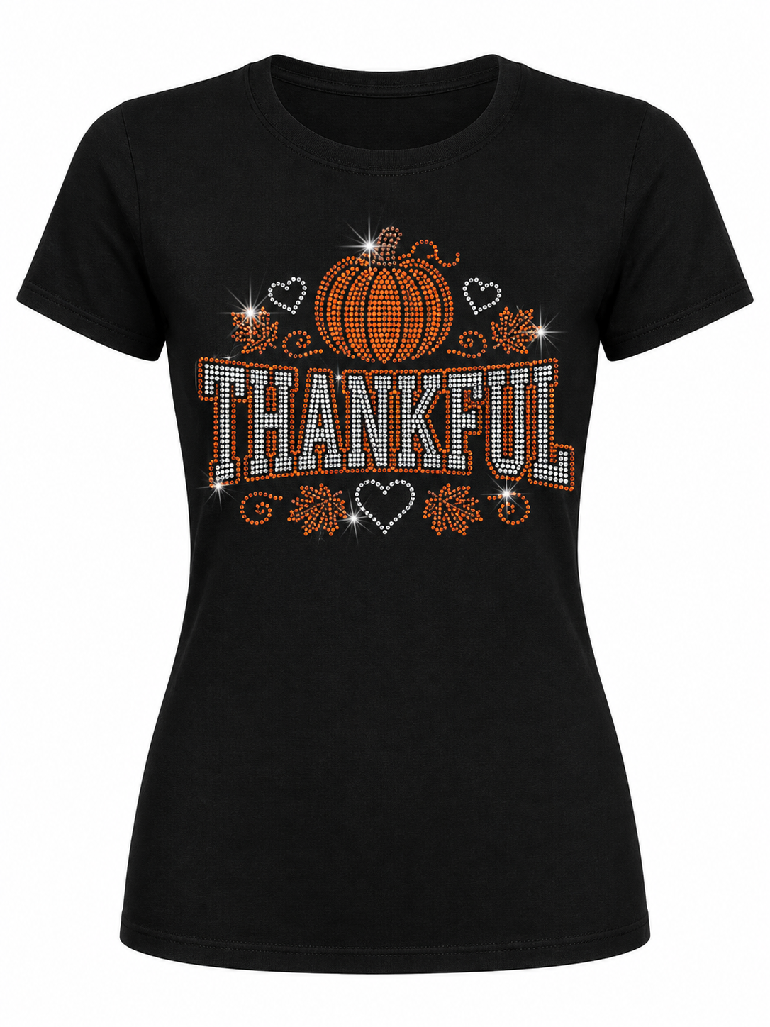 Thankful - Halloween Rhinestone T-shirt