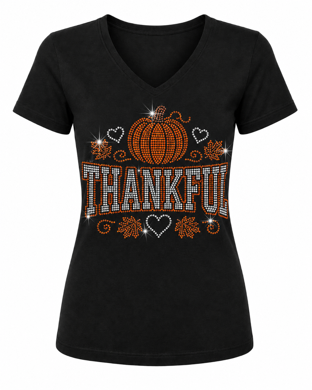 Thankful - Halloween Rhinestone T-shirt