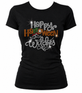 HAPPY HALLOWEEN WITCHES - RHINESTONE T-SHIRT