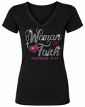 Woman of Faith Rhinestone T-Shirt