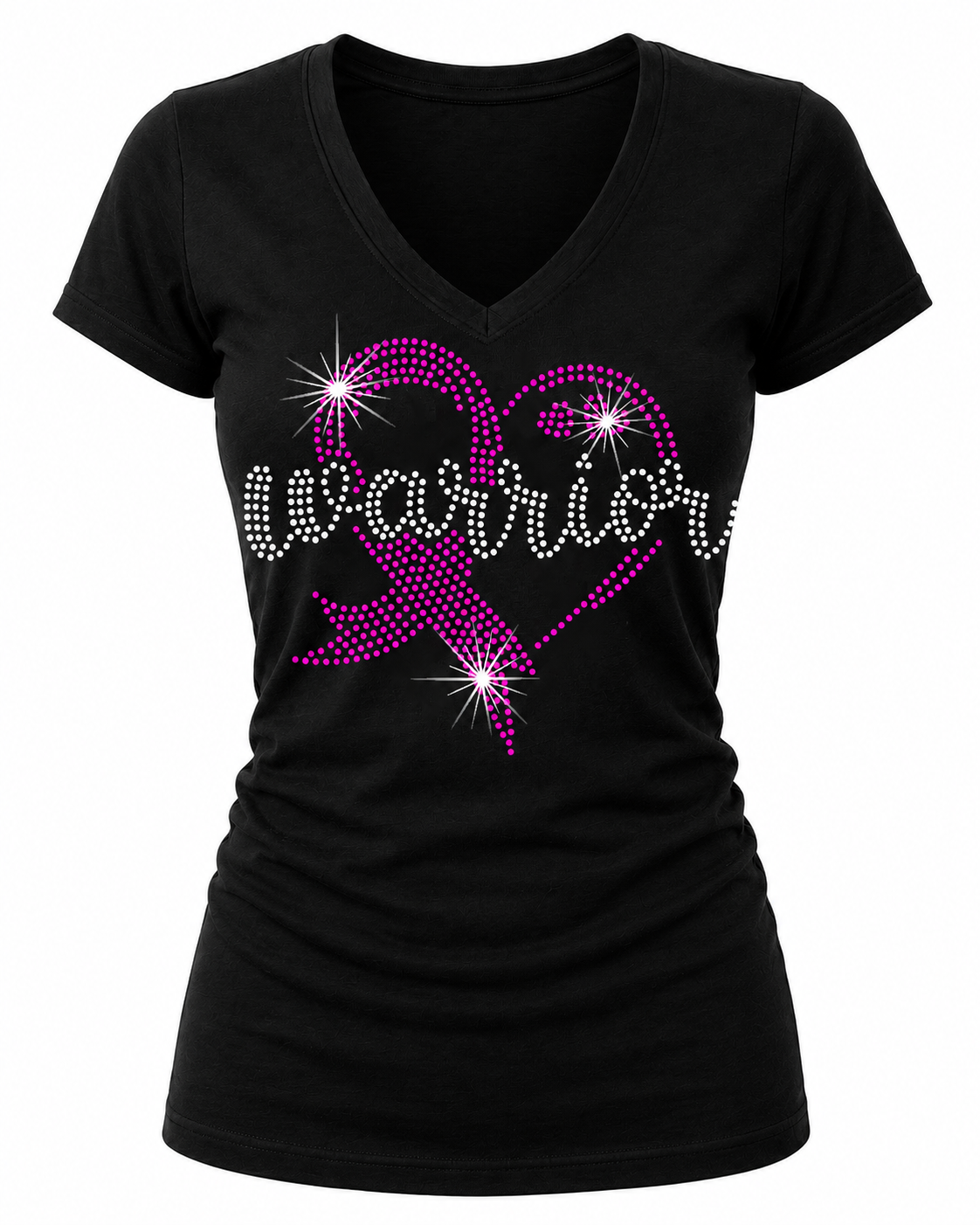Cancer Warrior Rhinestone T-Shirt